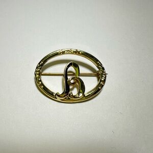 The Letter B brooch